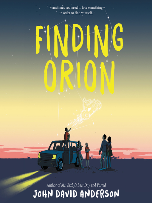 Title details for Finding Orion by John David Anderson - Wait list